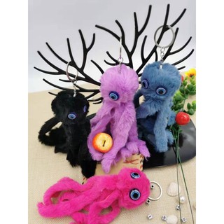 2 ขนาด 20สี กระเป๋าพวงกุญแจปลาหมึกตุ๊กตา New octopus keychain ZY