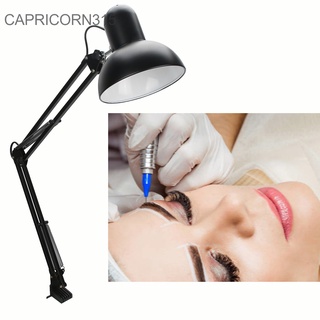 Capricorn315^_~ โคมไฟตั้งโต๊ะ Led หมุนได้ 360 องศา ปลั๊ก Eu 220‐240V สําหรับต่อขนตา