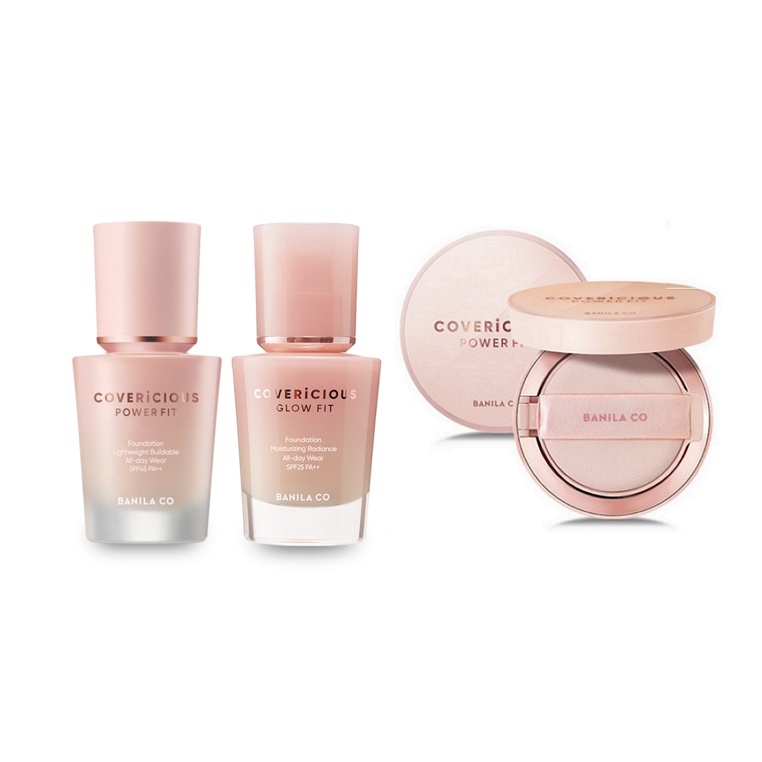 Banila Co Covericious Power Fit Foundation / Glow Fit Foundation ...