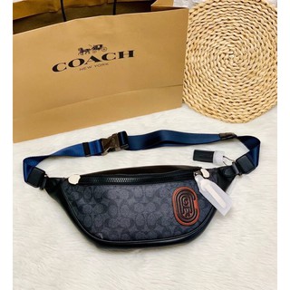 New in! Coach  Rivington Belt Bag In Signature