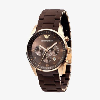 ภาพขนาดย่อของภาพหน้าปกสินค้าEMPORIO ARMANI นาฬิกาข้อมือผู้ชาย รุ่น AR5890 Sportivo Chronograph Brown Dial - Deep Brown จากร้าน ralunar บน Shopee