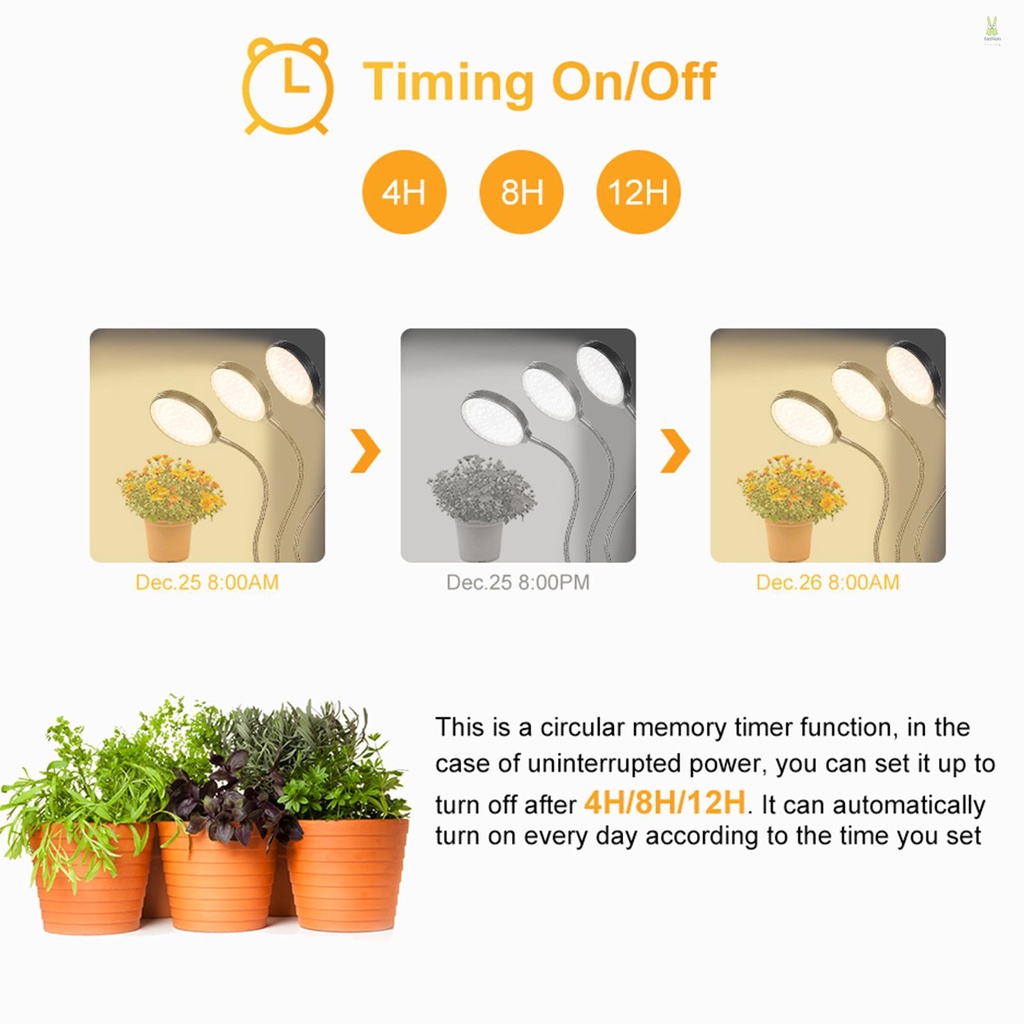 flt-โคมไฟ-led-ตั้งเวลาได้-4-8-12-ชั่วโมง-5-ความสว่าง-แบบคลิปหนีบ-สําหรับปลูกพืชในร่ม-เพาะกล้า