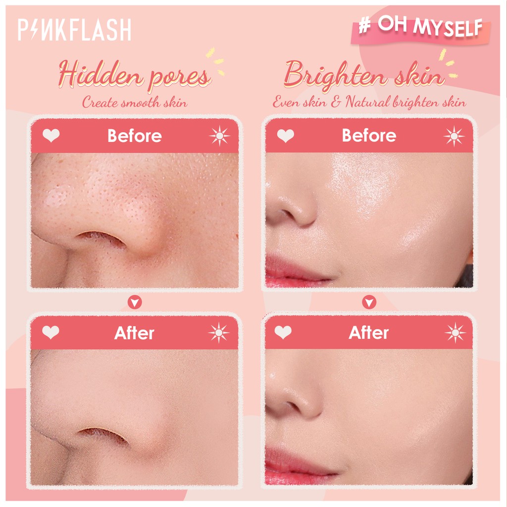 pinkflash-ohmyself-แป้งฝุ่นควบคุมความมัน