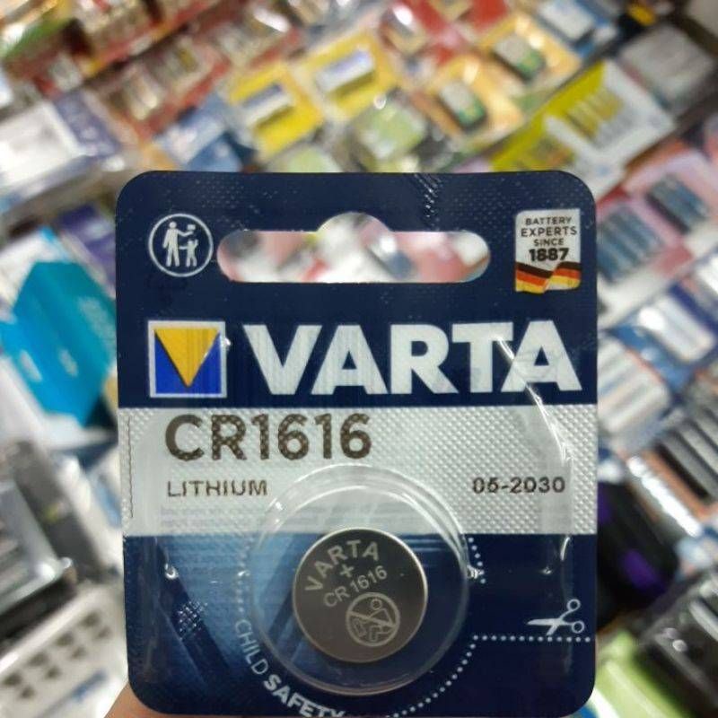 ถ่านรีโมท Varta CR1616 Lithium 3V แพคเดี่ยว จำนวน 1ก้อน ของแท้ แบรนด์ ...