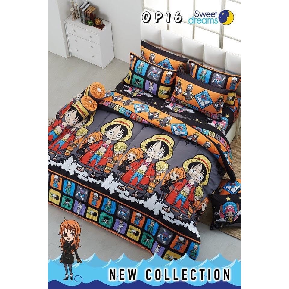 ลิขสิทธิ์แท้-one-piece-ราย-วันพีช-ชุดผ้าปูที่นอน-3-5-5-6-ฟุต-รวมผ้านวม-sweet-dreams-ชุดเครื่องนอนสวีท-ดรีม-ลายการ์ตูน