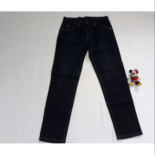 กางเกงยีนส์-สีกรมท่าเข้ม-b-amp-l-jeans