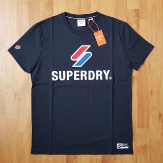 เสื้อยืดผู้ชาย เสื้อผู้ชาย เสื้อแบรนด์เนม ของแท้ Superdry Sportstyle Classic T-Shirt สี Deep Navy