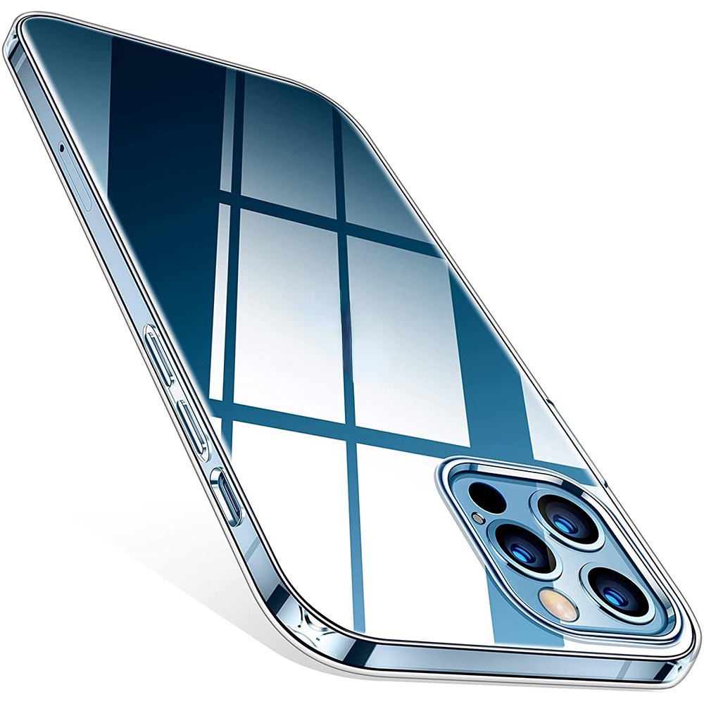ภาพหน้าปกสินค้าเคสมือถือซิลิโคน TPU สีใส สําหรับ iPhone 13,12 Pro Max Xs X 6s 7 8 Plus