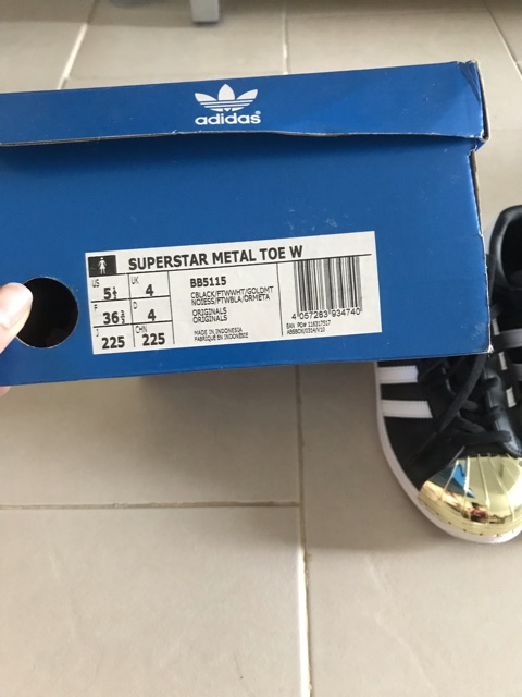 Adidas Superstar Metal Toe W limited 100 36.5 Used Shopee Thailand