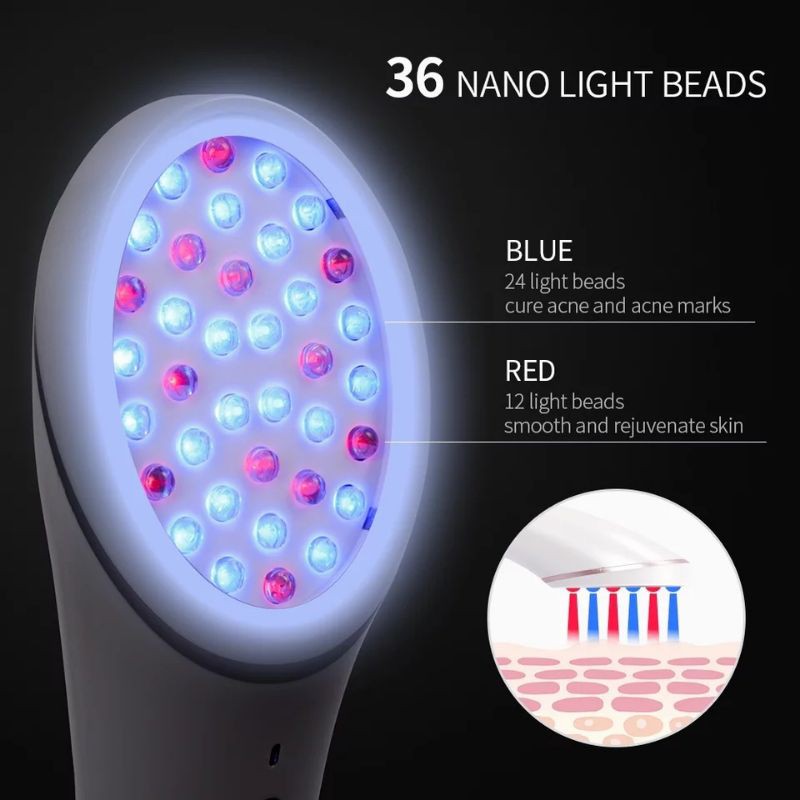 เครื่องฉายแสงบำบัดผิวด้วยแสงโปรตรอน-nano-light-beads-ฟื้นฟูผิวขาวใส-ลดสิว-ลดความมัน-รูขุมขนกระชับ