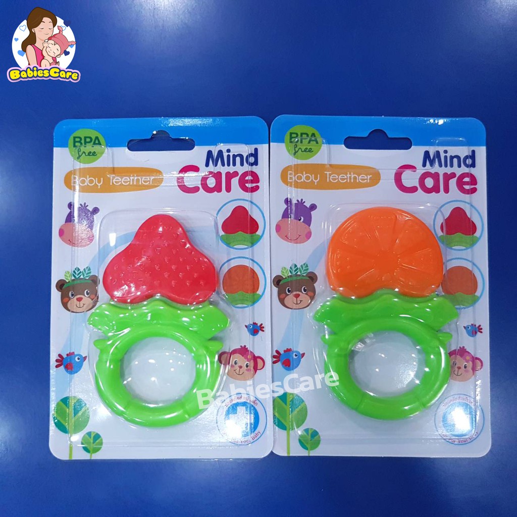 babiescare-mindcare-ยางกัดรูปผลไม้สำหรับเด็กอายุ3เดือนขึ้นไป