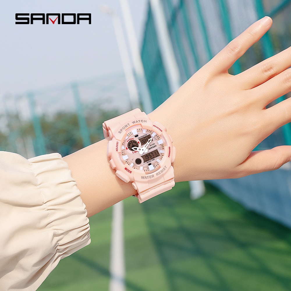 sanda-นาฬิกาข้อมือสปอร์ตแฟชั่น-กันน้ํา-แสดงวันที่อัตโนมัติ-สําหรับผู้ชาย