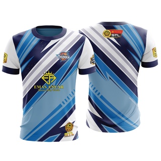 เสื้อกีฬาแขนสั้น ลายทีม Sepak Takraw League KL Thunders Kuala Lumpur