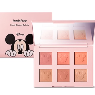 ♥️พร้อมส่ง แท้100%♥️ Innisfree x Mickey Mouse Lively Blusher Palette