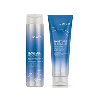 JOICO MOISTURE RECOVERY Shampoo 300ml + conditioner 250ml ชุดแชมพูพร้อมครีมนวดสูตรเติมความชุ่มชื้นเร่งด่วยสำหรับผมดัด