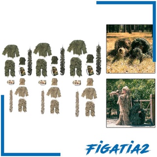 [Figatia2] ชุดฟิกเกอร์ Ghillie Suit Disguise Combat สําหรับเด็ก สําหรับถ่ายภาพในป่า