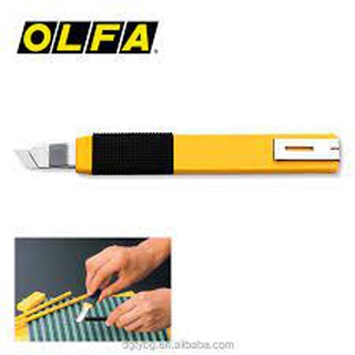 คัตเตอร์ Olfa A-2 อัลฟ่า มียางจับกันลื่น Cutter Knife Olfa A-2