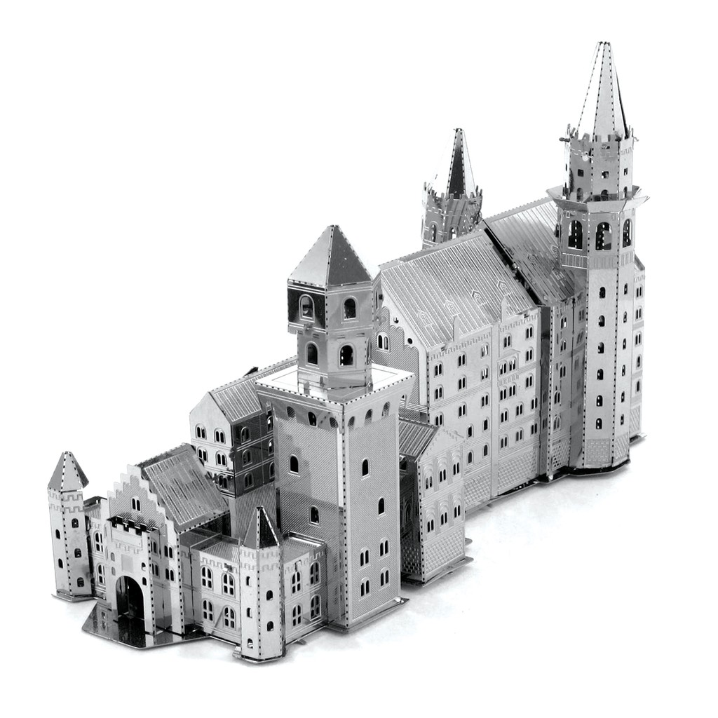 พร้อมส่ง-ตัวต่อเหล็ก-3-มิติ-neuschwanstein-castle-3d-metal-model
