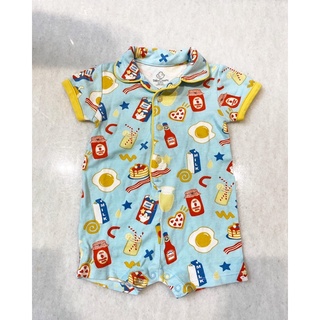 babylovett Used breakfast romper 9-12 สภาพ80% แรร์มากๆๆๆๆๆค่า