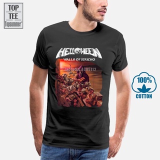 [S-5XL] เสื้อยืด พิมพ์ลาย Helloween Walls Of Jericho S M L 2 สําหรับผู้ชาย 840143