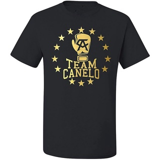 เสื้อยืด พิมพ์ลายกราฟฟิค Team Canelo Glory Legend สําหรับผู้ชายS-5XL