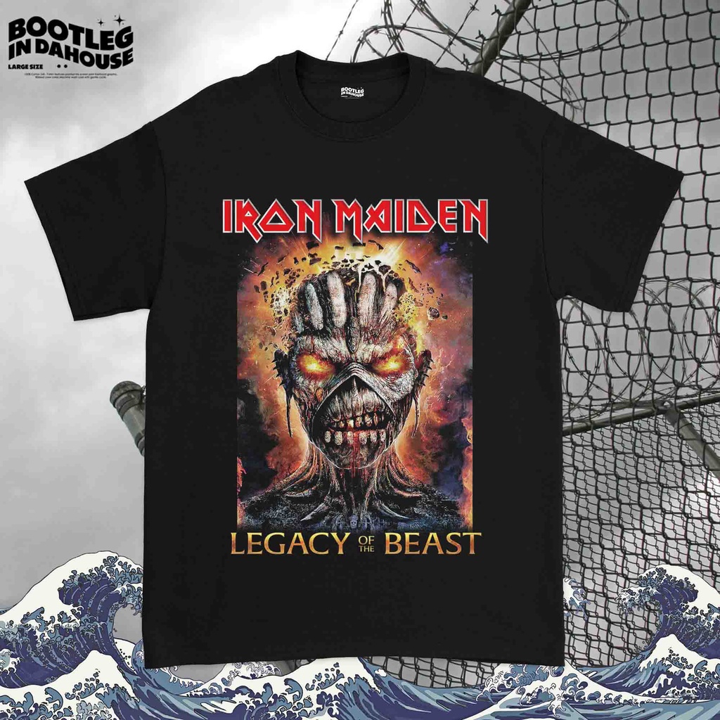 เสื้อยืด-พิมพ์ลายวง-iron-maiden-legacy-of-beasts-5xl