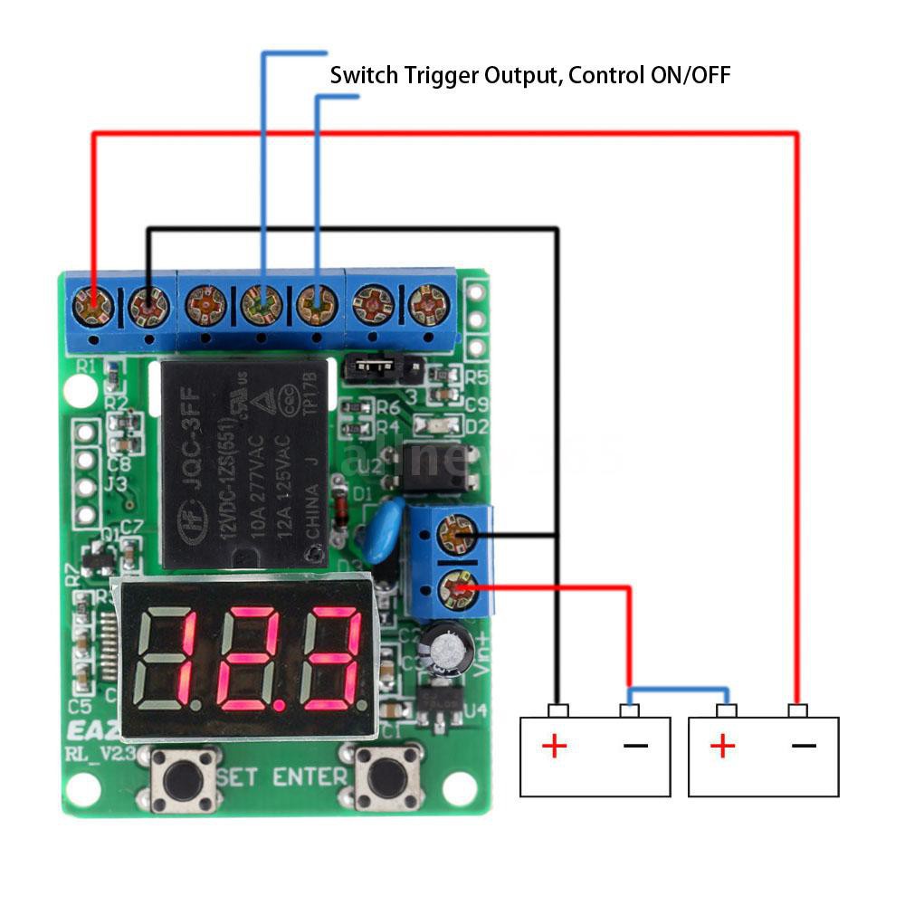 dc-12v-voltage-detection-charging-discharge-monitor-test-relay-switch-control-b