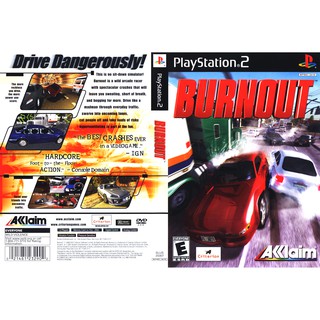 แผ่มเกมส์ PS2 (รับประกัน) Burnout [USA]