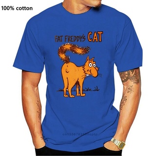 T-shirt  ขายดี เสื้อยืดลําลอง แขนสั้น พิมพ์ลายแมว Fritz the cat FBjbac16DHnaio37S-5XL