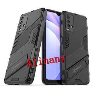 เคส Redmi 9T Case Shockproof พลาสติกแบบแข็ง Armor Stand Phone Casing Xiaomi Redmi 9T Redmi9T Back Cover