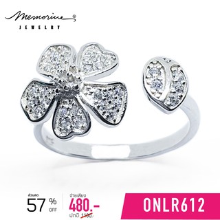 ภาพหน้าปกสินค้าMemorine Jewelry แหวนเงินแท้ 925 ฝังเพชรสวิส (CZ) : ONLR612 ซึ่งคุณอาจชอบราคาและรีวิวของสินค้านี้