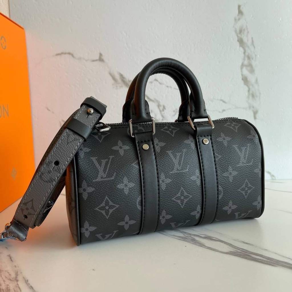 louis-vuitton-keepall-xs-monogram-seal-งานดีสุดเทียบเท่าของเเท้ตารางตรง-หนังนิ่ม