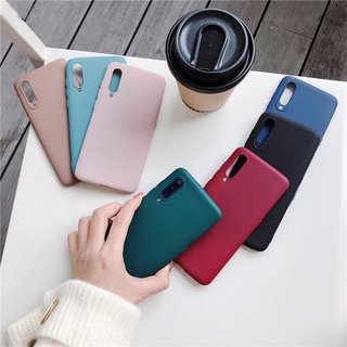 Samsung Galaxy A50 A30S A50S A70 สีลูกกวาด บาง ผิวด้าน Tpu นิ่ม ซิลิโคน กันกระแทก เคส