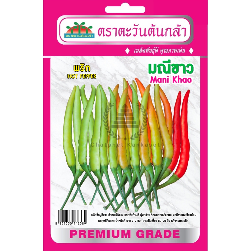 เมล็ดพันธุ์-พริก-มณีขาว-0-5-กรัม-ซอง-ตราตะวันต้นกล้า