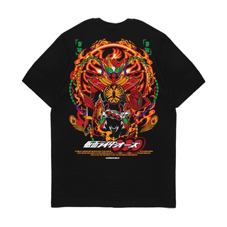 เสื้อยืดผู้ชาย เสื้อยืด ลายการ์ตูนอนิเมะ Kamen Rider OOO KIZARU S-5XL