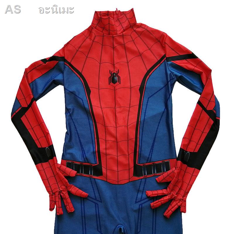 ชุดสไปเดอร์แมน-เด็กและผู้ใหญ่-spiderman-ชุดซุปเปอร์ฮีโร่-ชุดแฟนซีชุดรัดรูปฮาโลวีนสไปเดอร์แมนเหล็กชุดคอสสำหรับเด็กชุดฮีโร