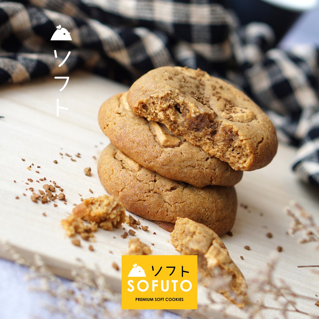 sofuto-soft-cookies-โซฟุโตะ-พรีเมี่ยมซอฟท์คุ้กกี้-คุ้กกี้นิ่ม-รส-mochaccino-ในซองลูกไก่สีเหลืองน่ารัก-by-cookies-by-jeab