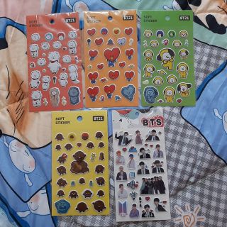 พร้อมส่ง‼BTS STICKERS สติ๊กเกอร์บังทัน