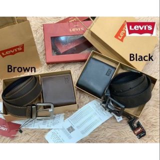 📌📌เซ็ตสุดคุ้ม Levi’s Belt and Wallet Gift Set