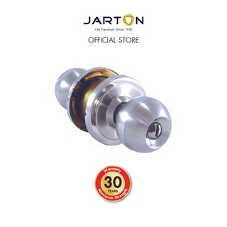 JARTON ลูกบิดห้องน้ำ หัวกลม สี SSPS จานใหญ่ แข็งแรงทนทาน รุ่น 101034