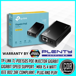 TL-POE150S TP-Link Power Over Ethernet Adapter PoE Injector (สินค้ารับประกันตลอดอายุการใช้งาน SYNNEX)