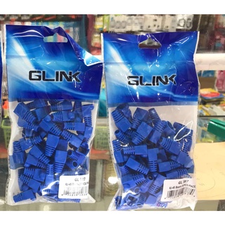 ส่งจากไทย GLING GL-387 GL387 ปลอกหัวแลน RJ45 BOOTS 50ชิ้น พร้อมส่ง