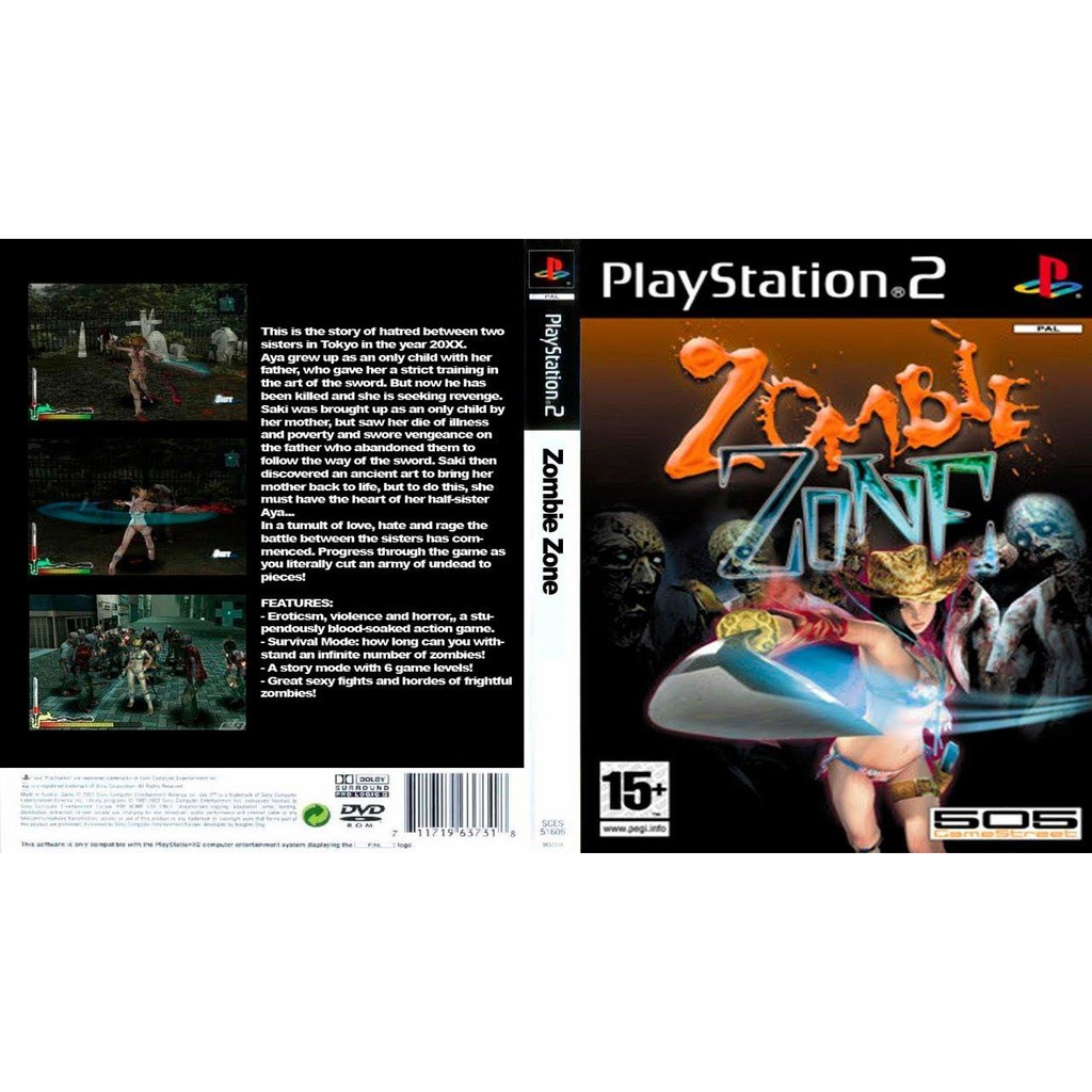 แผ่นเกมส์-ps2-แนะนำ-zombie-zone-usa