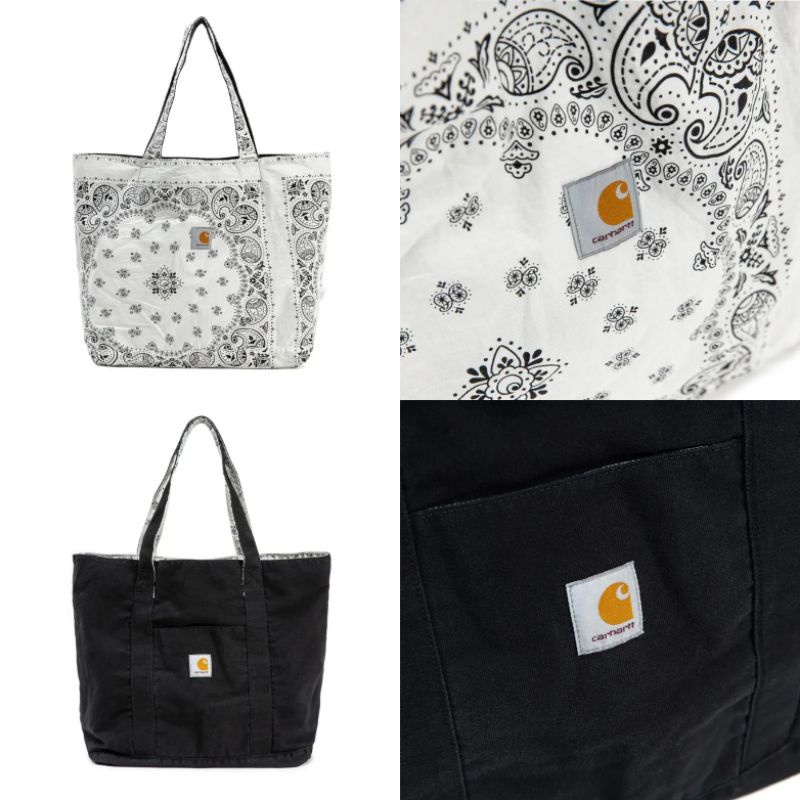 𝐂𝐀𝐑𝐇𝐀𝐑𝐓𝐓 Bandana Reversible Tote ใช้ได 2ด้าน | Shopee Thailand
