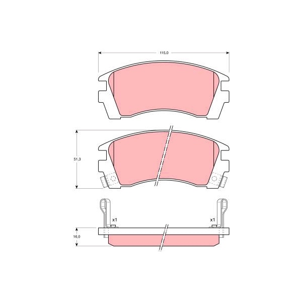 ผ้าดิสเบรคหน้า-nissan-nv-รถเก๋ง-รถกระบะ-1-3-1-5-1991-sunny-y10-1-6-1990-2000-gdb1013-trw