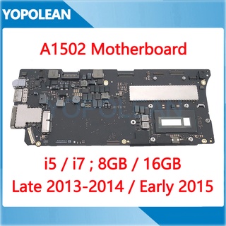 Original A1502 Motherboard For Macbook Pro Retina 13&quot; Logic Board i5 8GB 16GB 820-3476-A 820-4924-A 2013 2014 2015