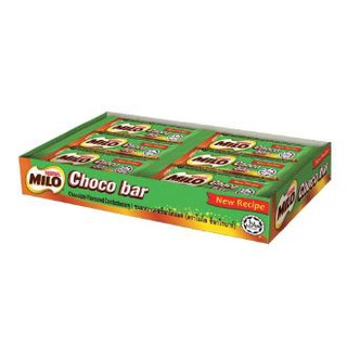 สินค้า MILO CHOCO BAR ไมโล ช็อกโกบาร์ ขนาด 6กรัม/แท่ง แพ็คละ12แท่ง ช็อคโกแลต Chocolate