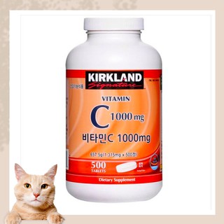ภาพหน้าปกสินค้า(Exp09/2025)💁500 เม็ด Kirkland Signature Vitamin C 1000 mg 500 เม็ด ที่เกี่ยวข้อง