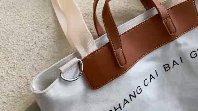 กระเป๋าสะพายข้างผ้าแคนวาส-สไตล์เกาหลี-กระเป๋าถือผู้หญิง-สินค้าพร้อมส่ง
