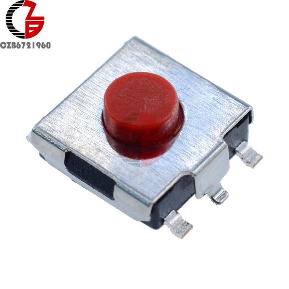 ภาพหน้าปกสินค้า20Pcs 5pin 6X6X3.1mm 6*6*3.1mm SMD Red Tactile Tact Push Button Micro Switch Momentary ที่เกี่ยวข้อง